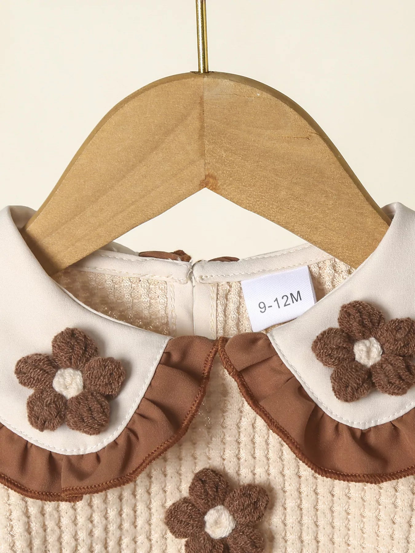 Children's Floral Applique Ruffle Trim Top and Pants Set - PBNJ FASHIONS