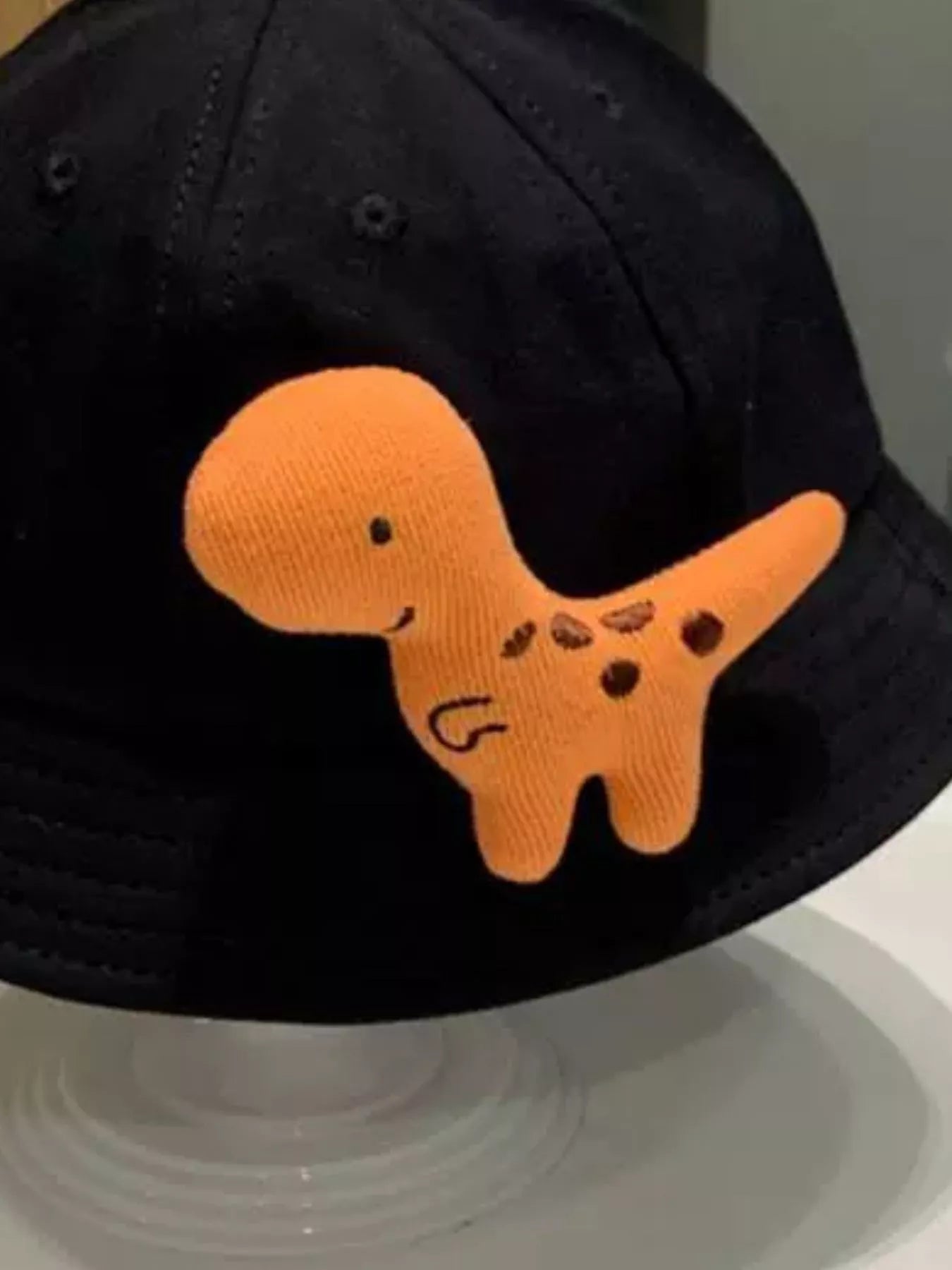 Children's Dinosaur & Sprout Decor Bucket Hat - PBNJ FASHIONS