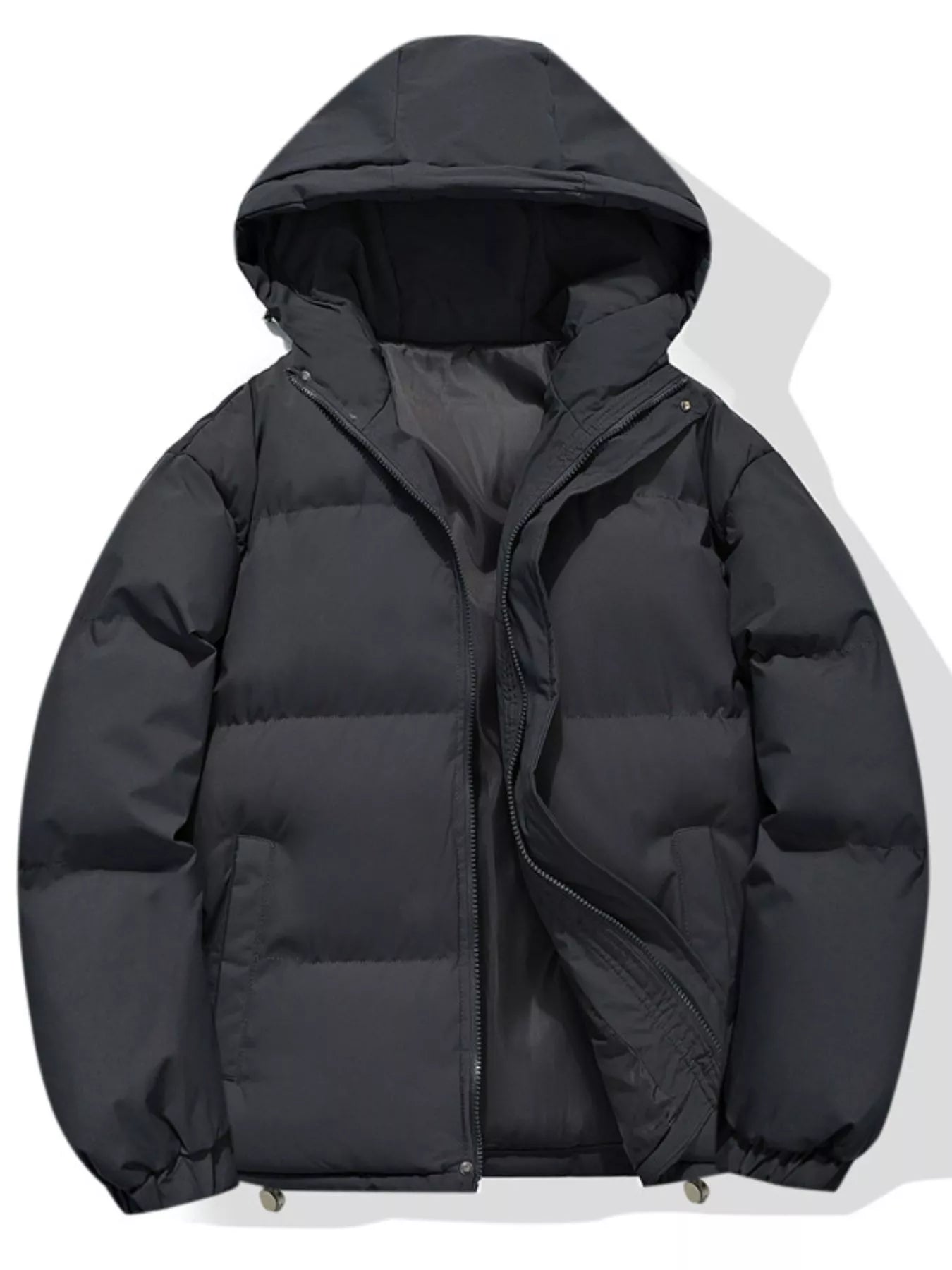 Men's Plus Size Hooded Padded Winter Coat - PBNJ FASHIONS