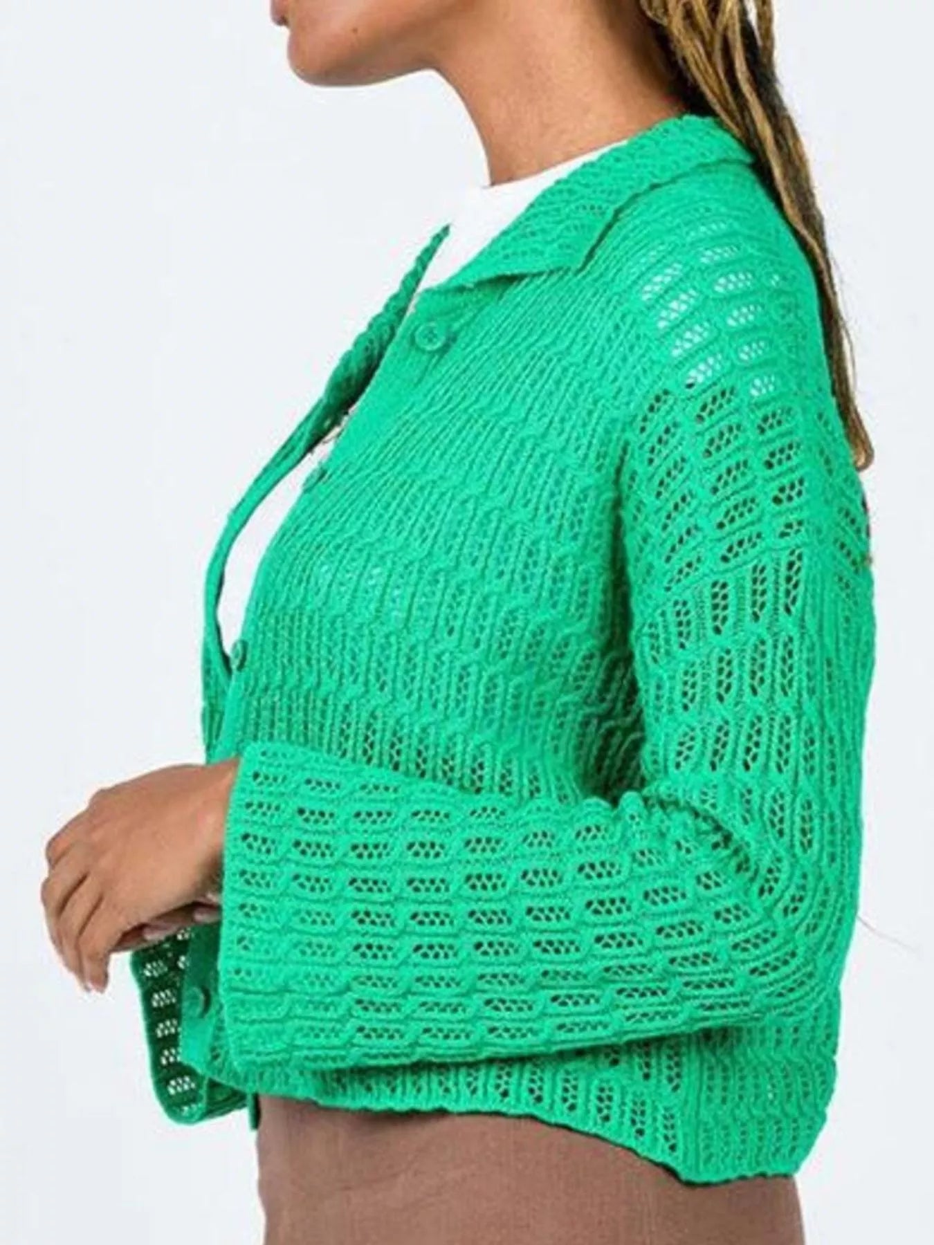 Knit Button - Down Cardigan - PBNJ FASHIONS