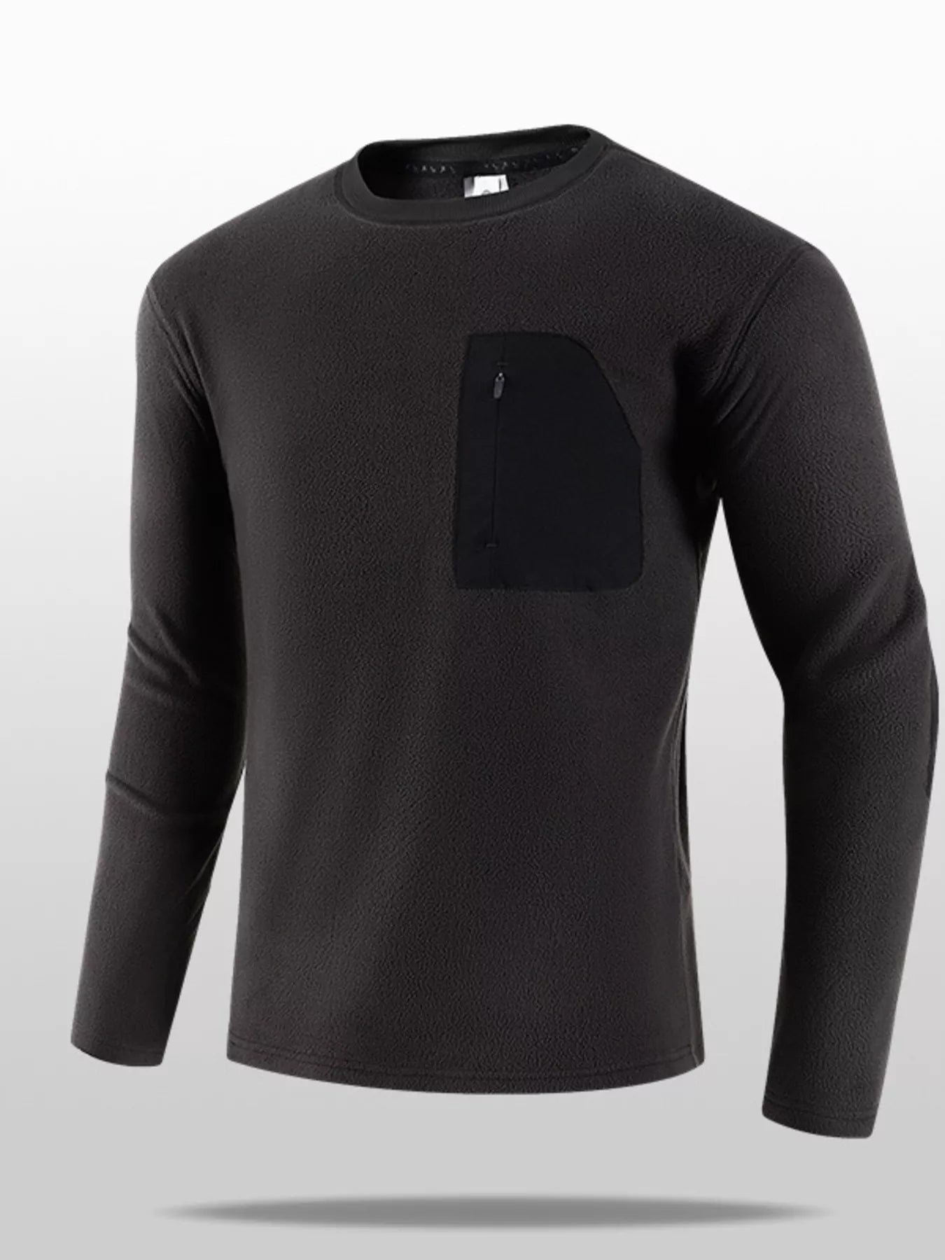 Men's Plus Size Long Sleeve Pocket T-Shirt - PBNJ FASHIONS