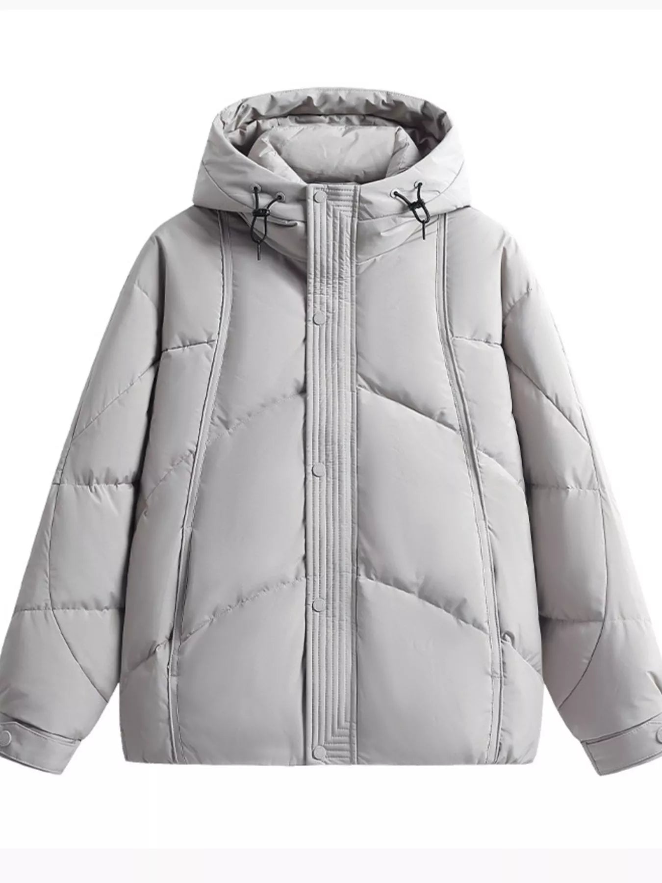 Men's Plus Size Hooded Padded Puffer Jacket - PBNJ FASHIONS