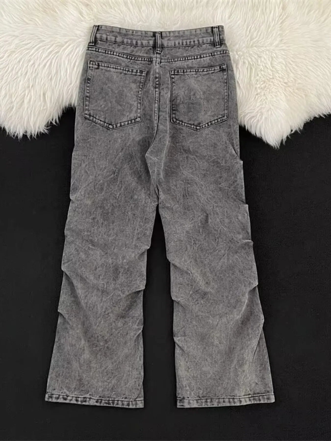 Men's Full Size Vintage Wash Wide Leg Jeans Plus Size - PBNJ FASHIONS