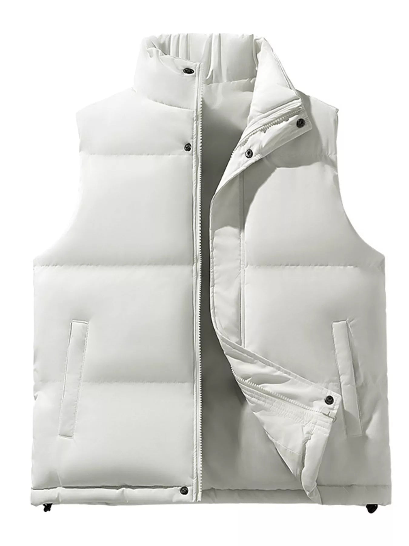 Men's Plus Size Zip Up Vest Coat - PBNJ FASHIONS