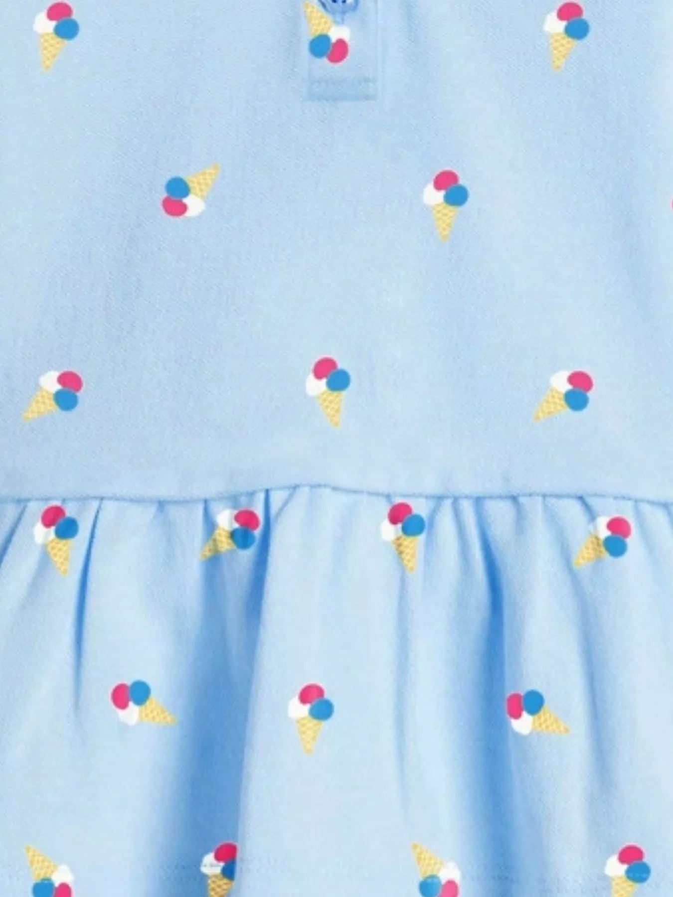 Children's Button Detail Short Sleeve Dress - PBNJ FASHIONS