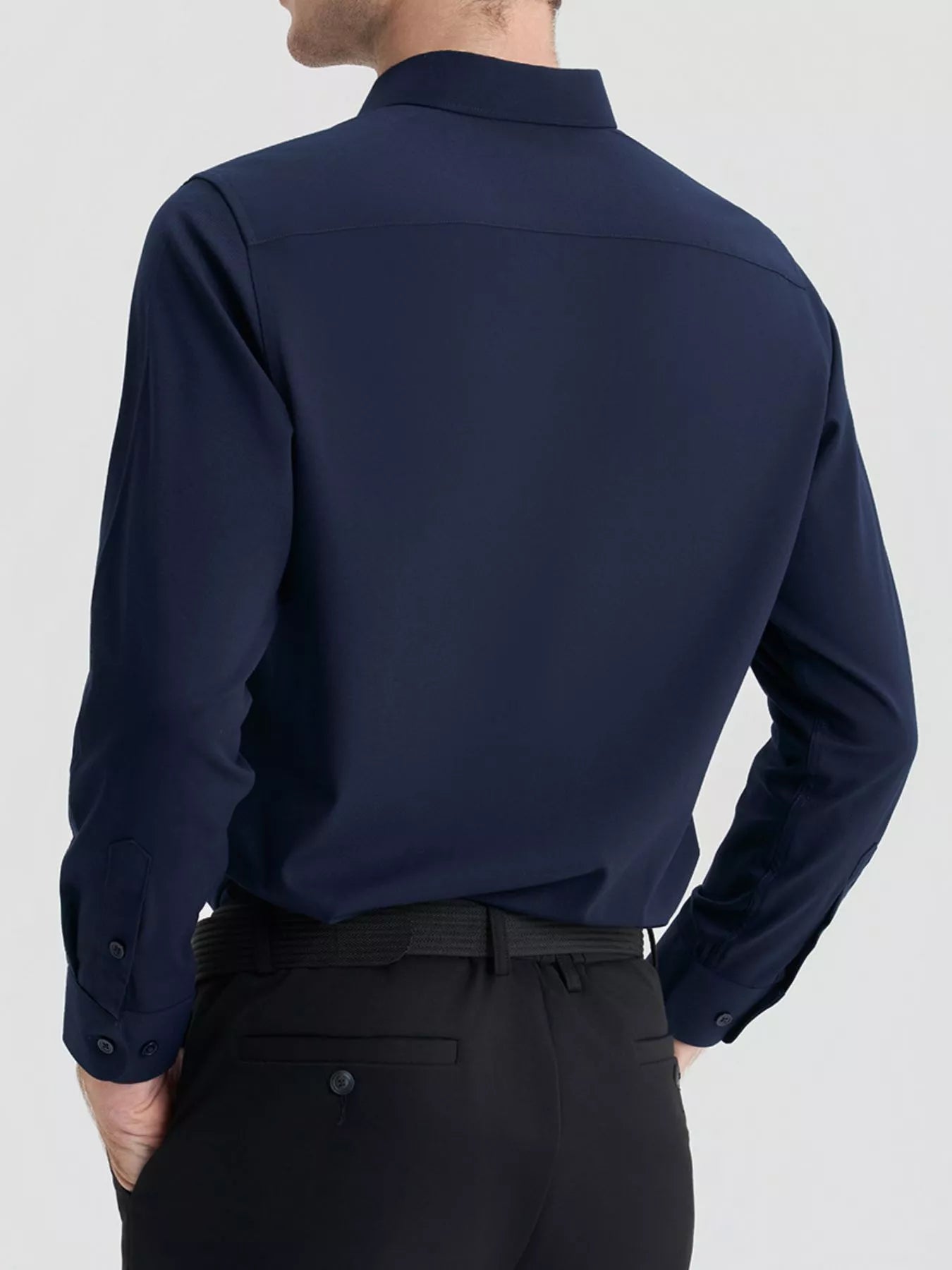 Men's Full Size Slim Fit Long Sleeve Shirt Plus Size - PBNJ FASHIONS