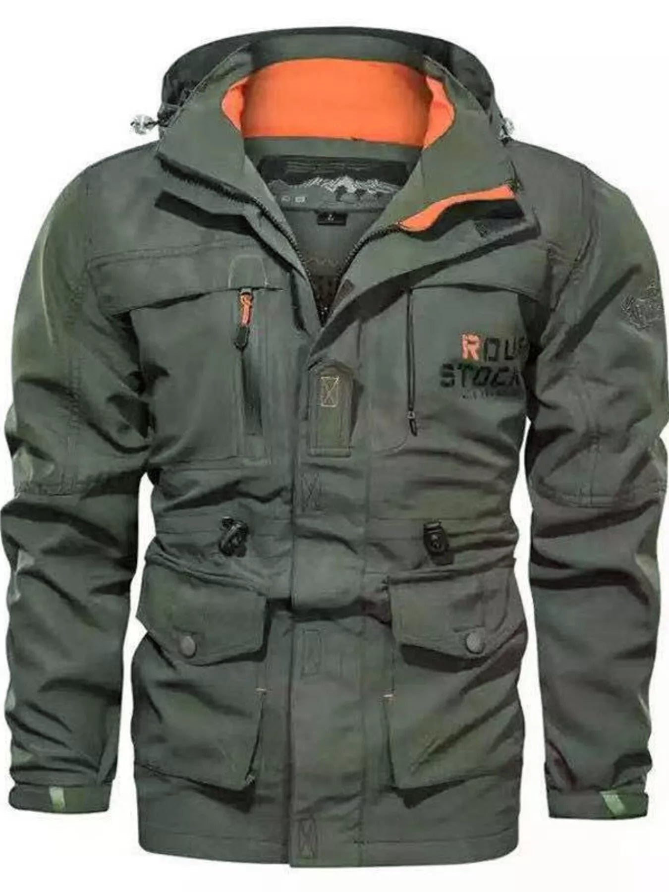Men's Plus Size Zip Up Hooded Jacket - PBNJ FASHIONS