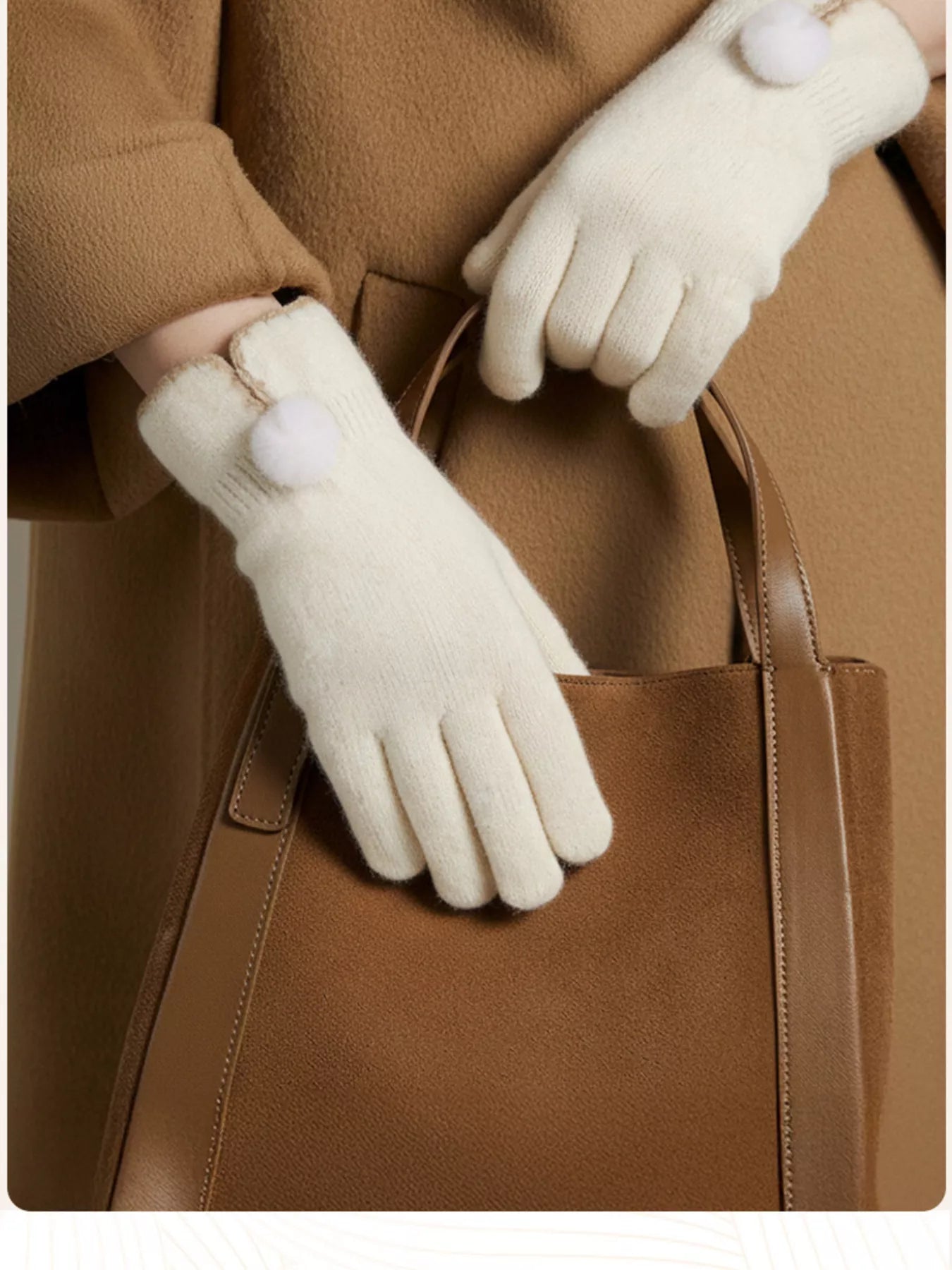 Pom - Pom Detail Gloves - PBNJ FASHIONS