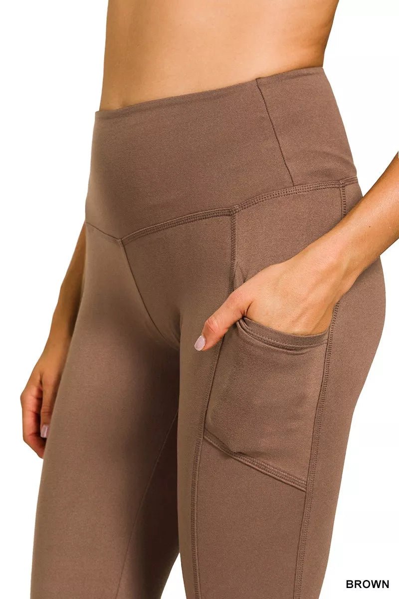 Zenana Brushed Dty Microfiber Flare Pants - PBNJ FASHIONS