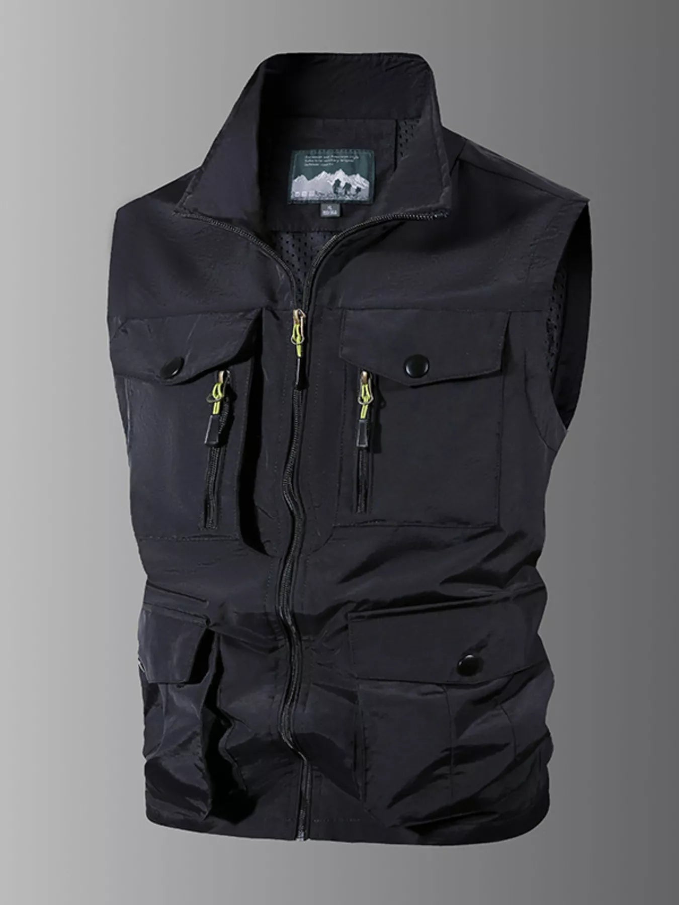 Men's Plus Size Multi - Pocket Outdoor Vest - PBNJ FASHIONS