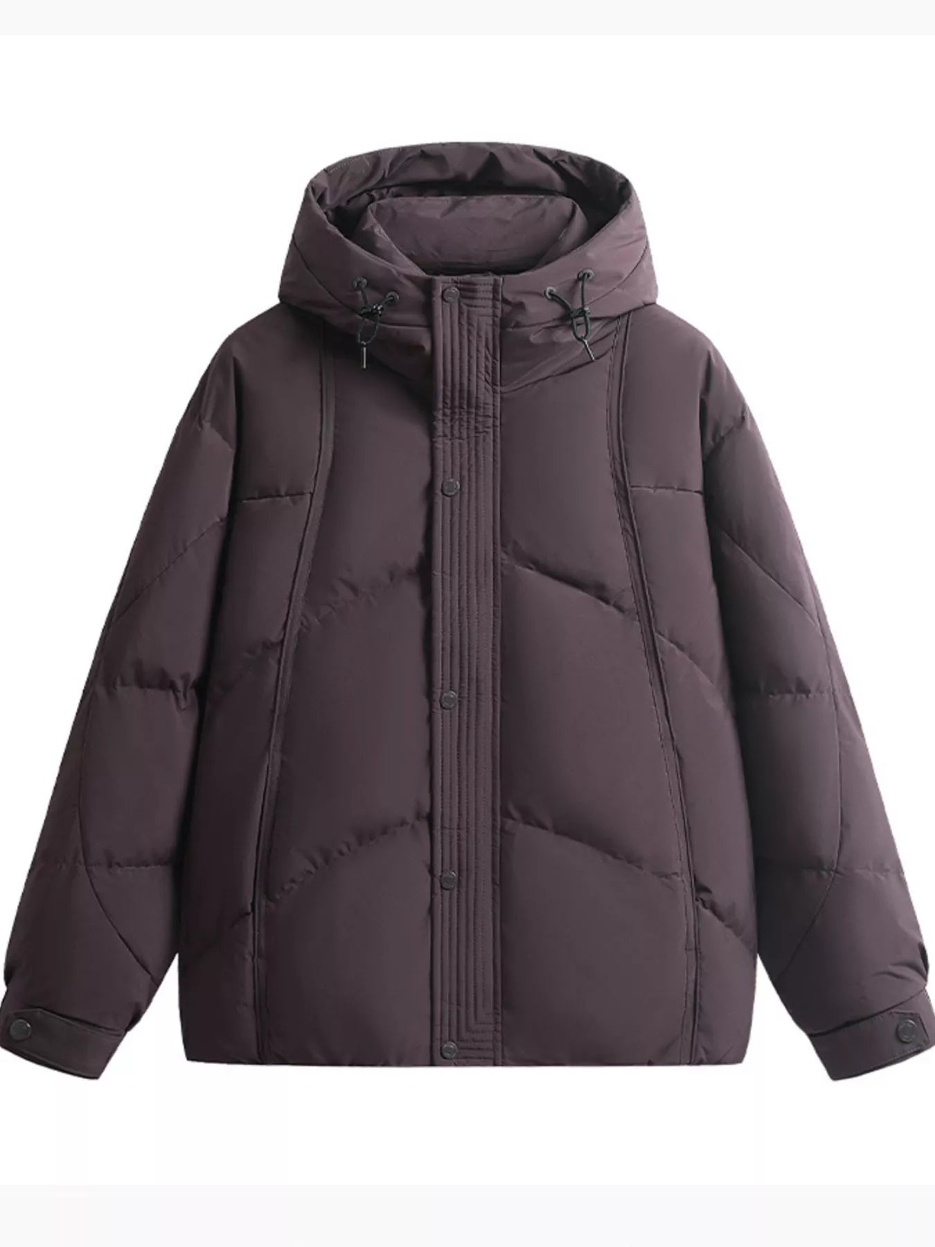 Men's Plus Size Hooded Padded Puffer Jacket - PBNJ FASHIONS