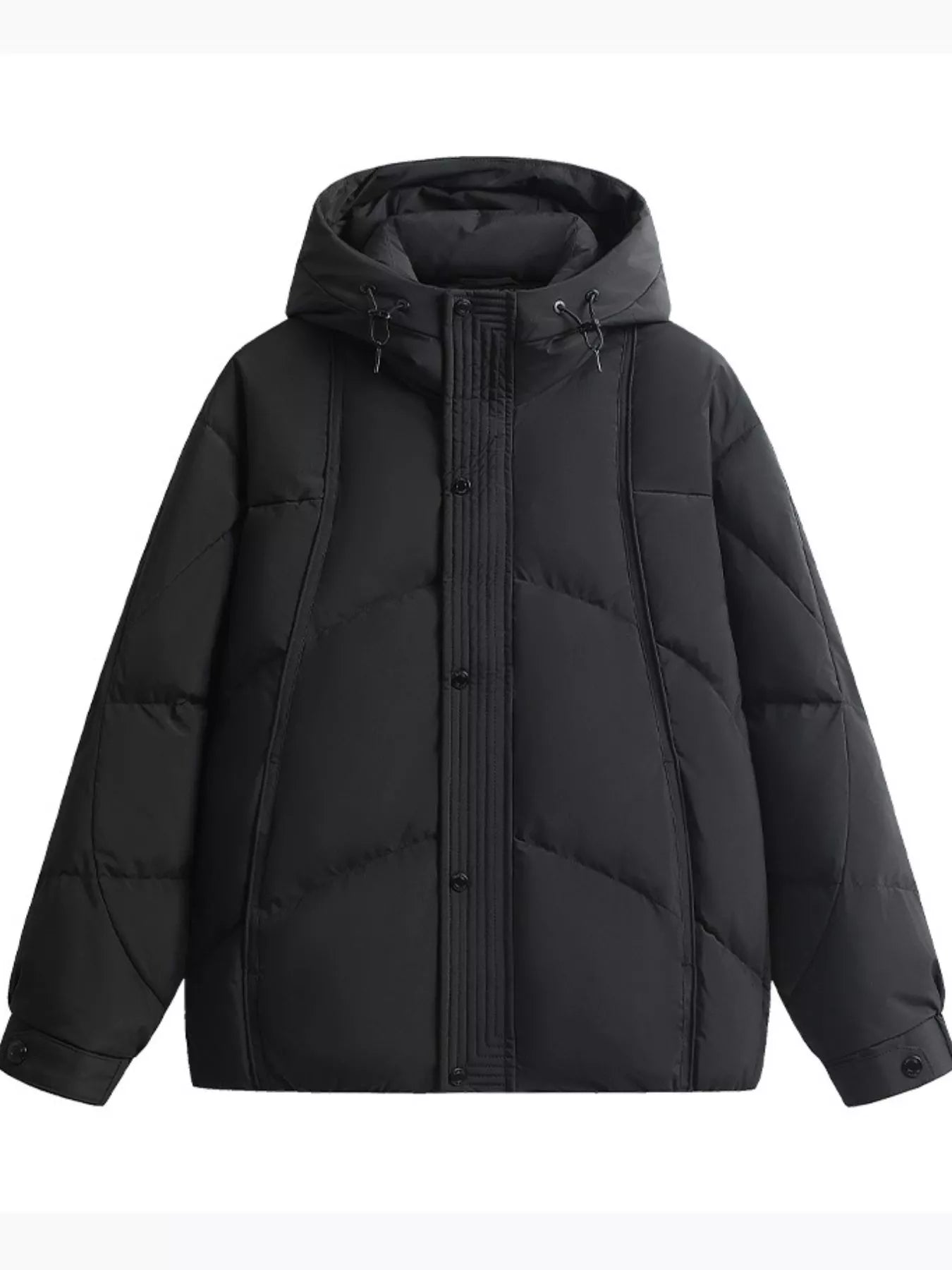 Men's Plus Size Hooded Padded Puffer Jacket - PBNJ FASHIONS