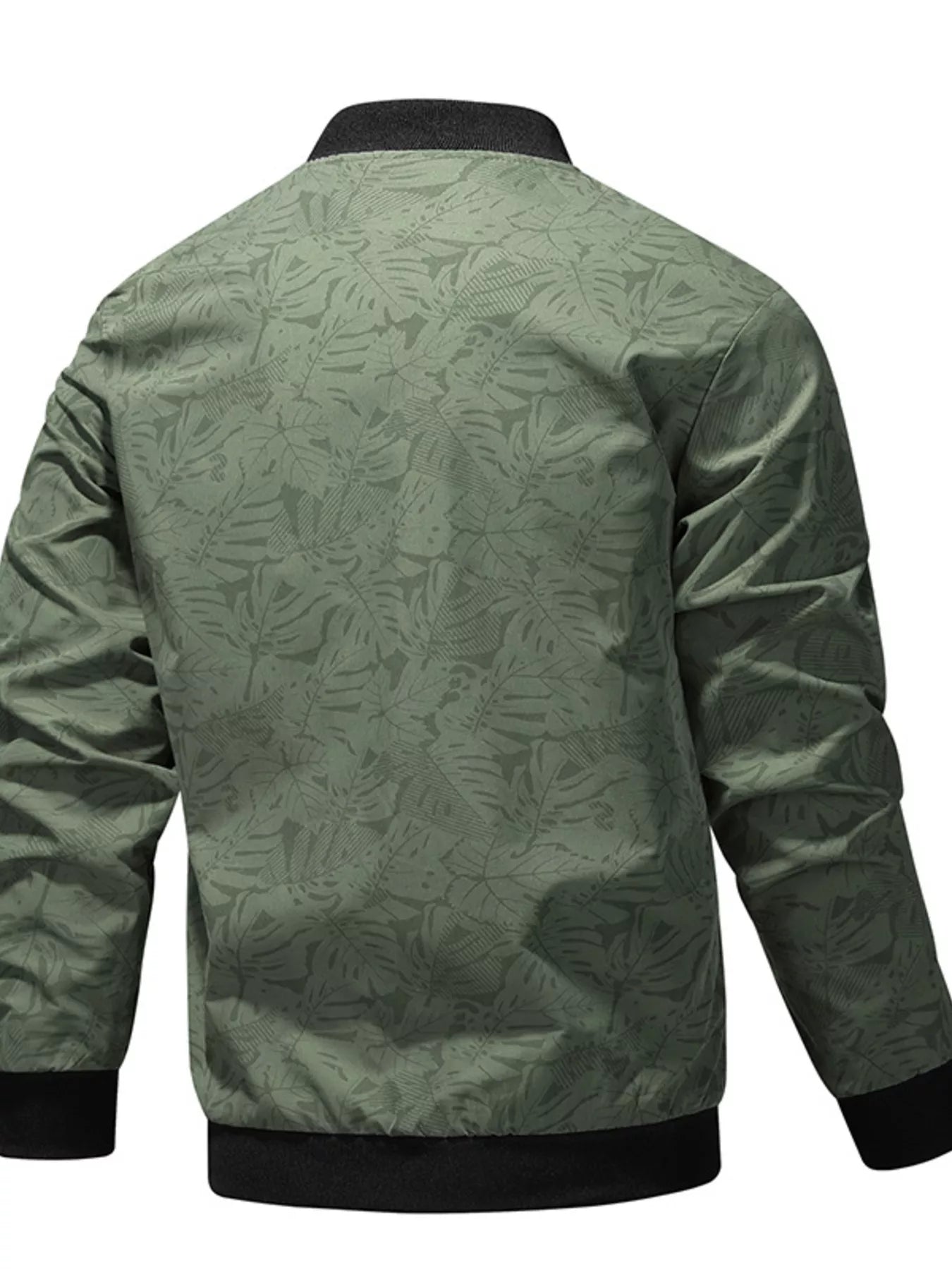 Men's Plus Size Zip Up Lightweight Bomber Jacket - PBNJ FASHIONS