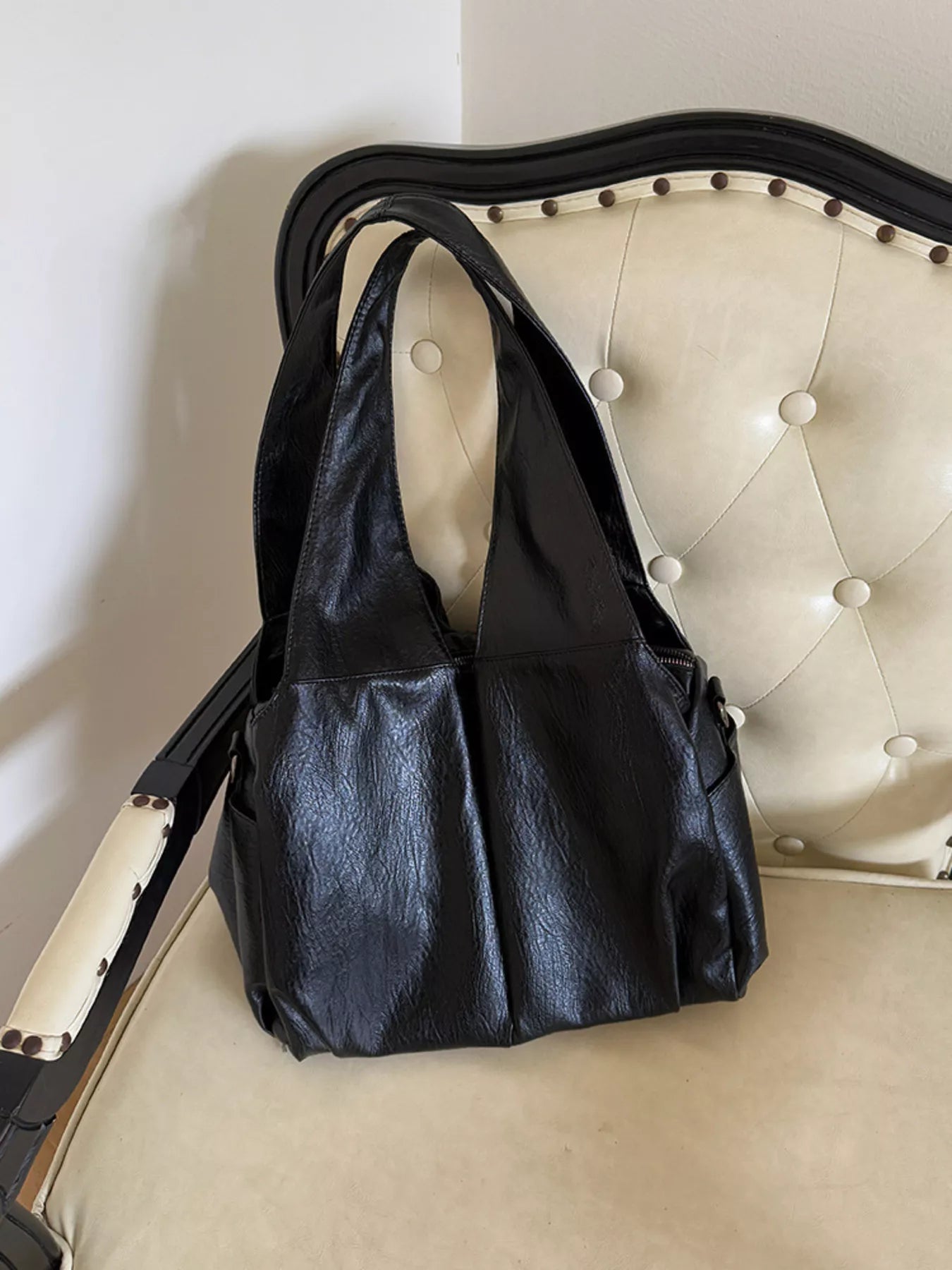 PU Leather Tote Bag - PBNJ FASHIONS