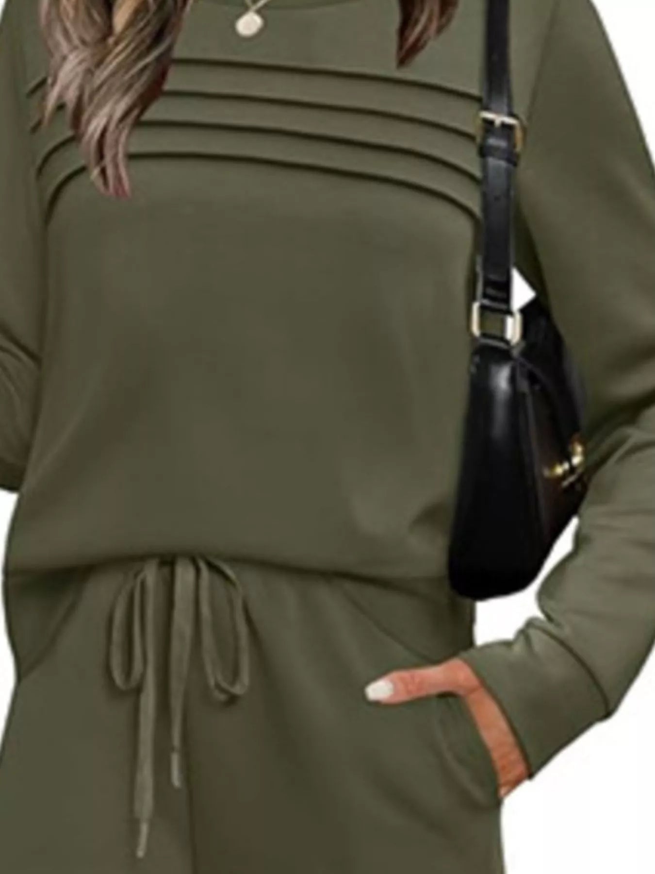 Full Size Casual Long Sleeve Top and Pants Set Plus Size - PBNJ FASHIONS