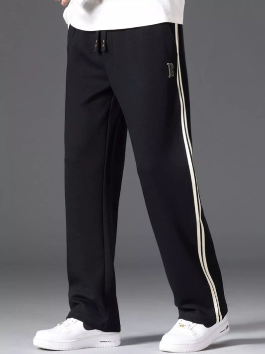 Men's Side Striped Casual Drawstring Pants - PBNJ FASHIONS