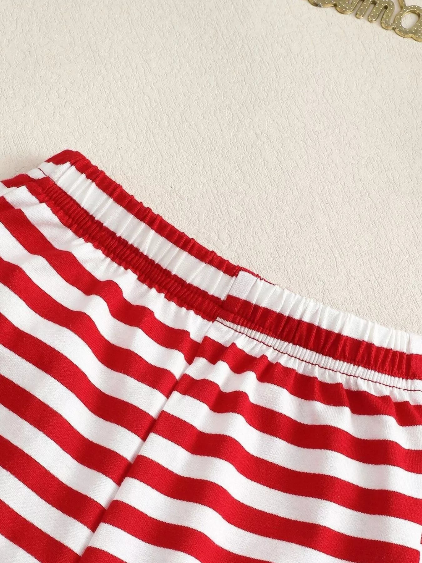 Children's Christmas Striped Pajama Set - PBNJ FASHIONS
