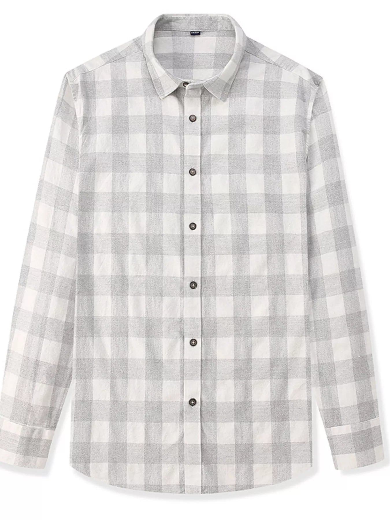 Men's Full Size Casual Plaid Button Up Shirt Plus Size - PBNJ FASHIONS