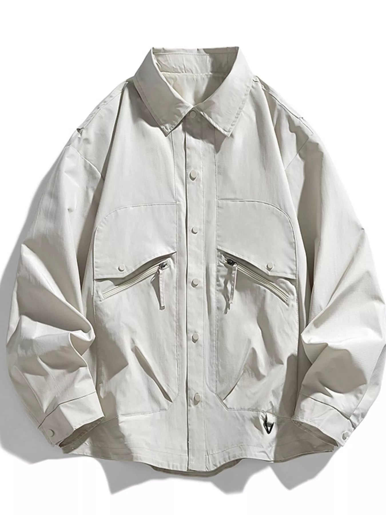 Men's Plus Size Casual Snap - Down Jacket - PBNJ FASHIONS