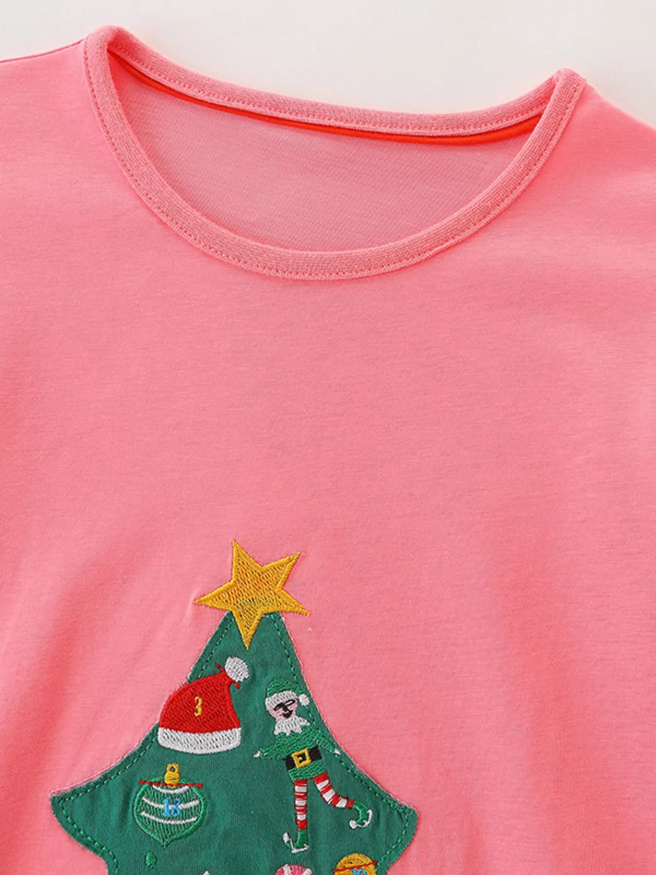Children's Christmas Tree Long Sleeve Dress - PBNJ FASHIONS