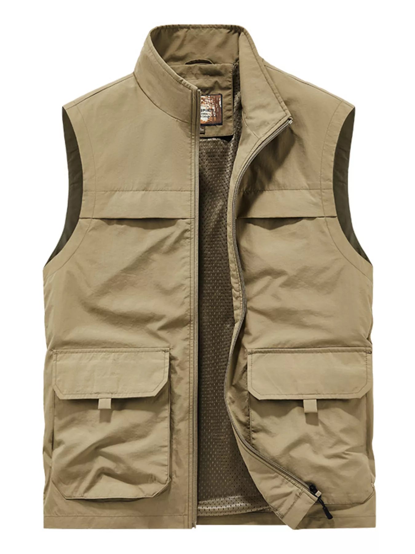 Men's Plus Size Lightweight Multi - Pocket Outdoor Vest - PBNJ FASHIONS