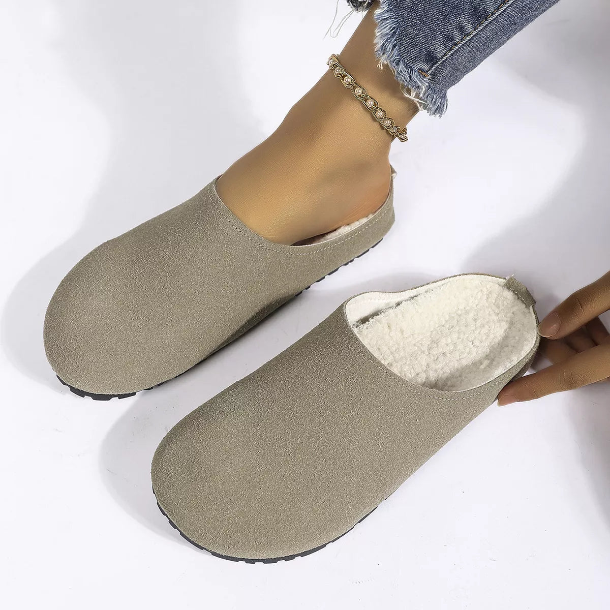 Round Toe Flats Slippers - PBNJ FASHIONS