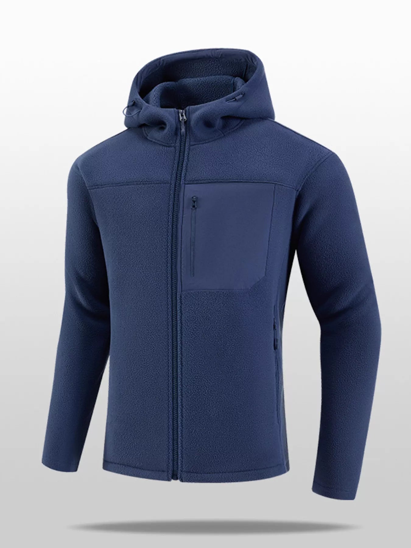 Men's Plus Size Hooded Fleece Full - Zip Jacket - PBNJ FASHIONS