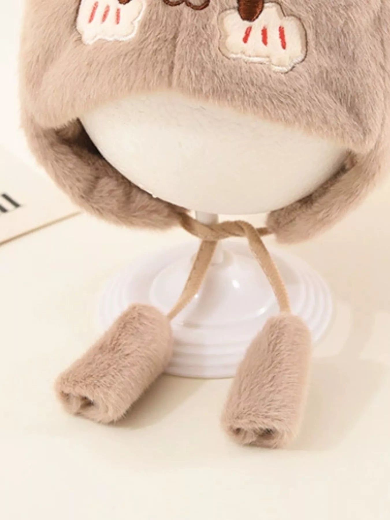 Children's Cute Bear Ear Plush Hat - PBNJ FASHIONS