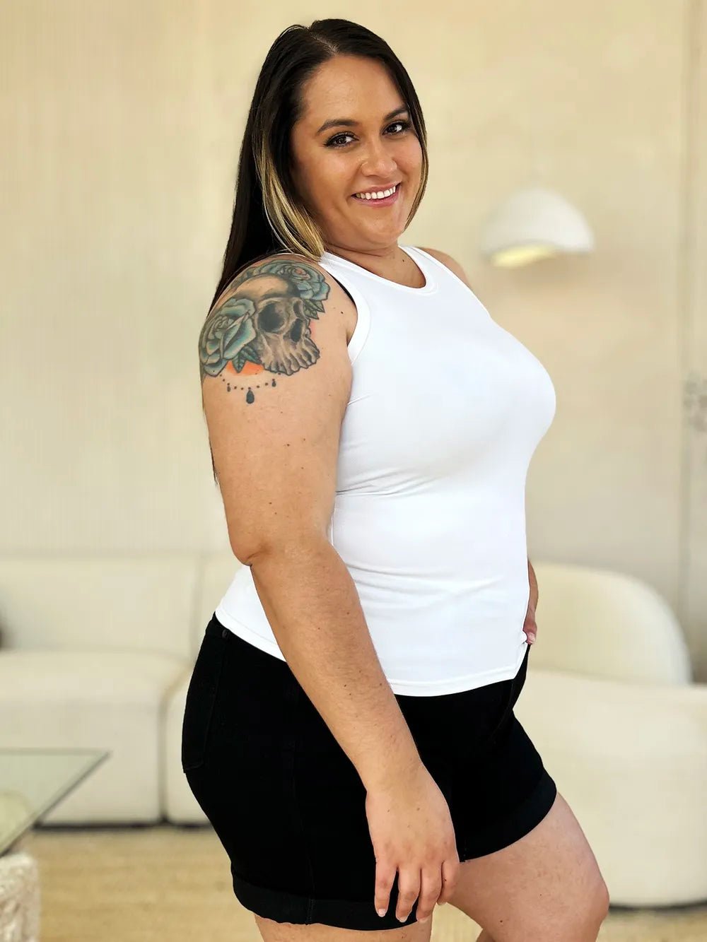 Basic Bae Full Size Round Neck Slim Tank - PBNJ FASHIONS