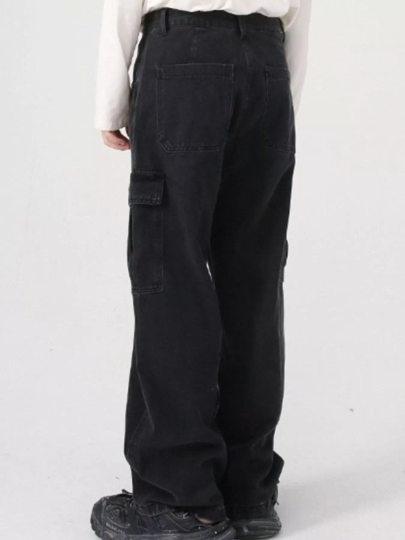 Men's Full Size Relaxed Fit Cargo Jeans Plus Size - PBNJ FASHIONS
