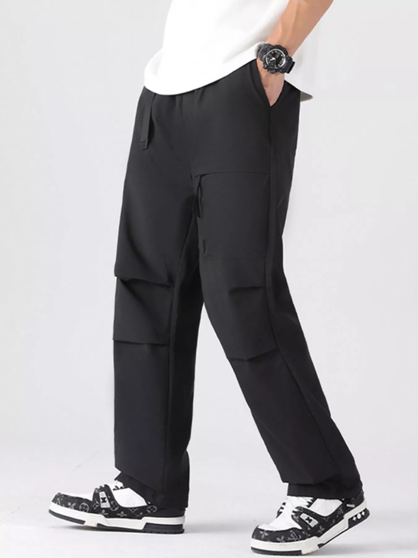 Men's Plus Size Loose Fit Cargo Pants - PBNJ FASHIONS