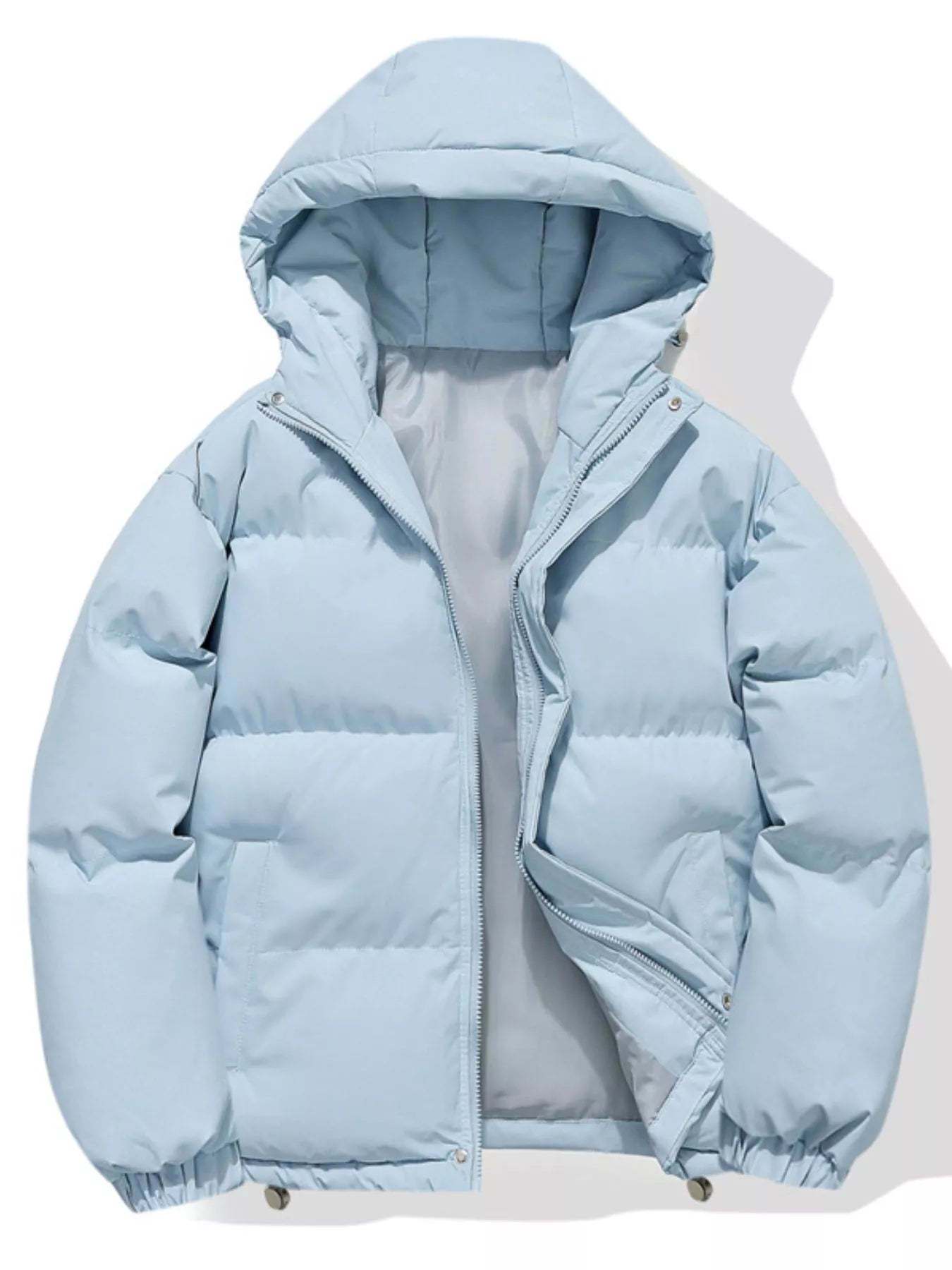 Men's Plus Size Hooded Padded Winter Coat - PBNJ FASHIONS