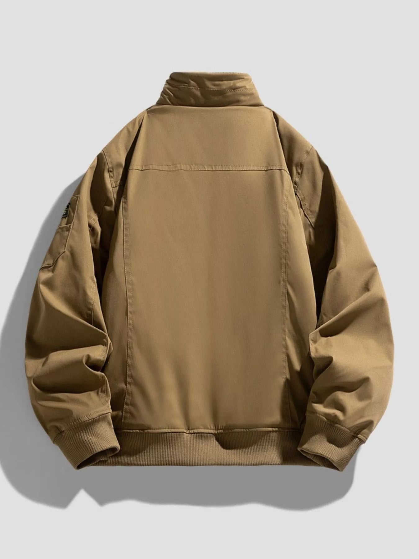 Men's Plus Size Zip Up Long Sleeve Jacket - PBNJ FASHIONS