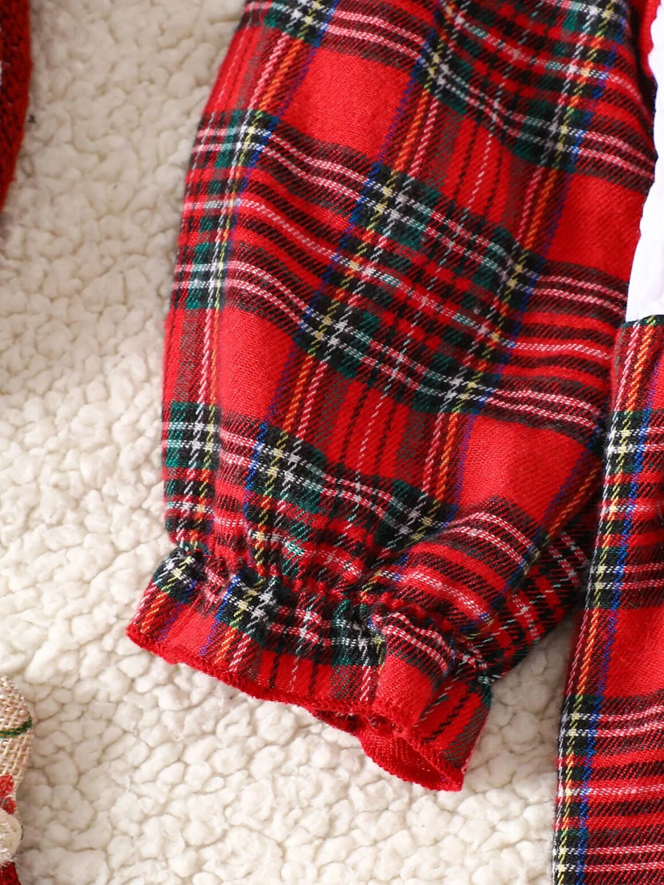 Children's Christmas Plaid Embroidered Smocked Dress - PBNJ FASHIONS