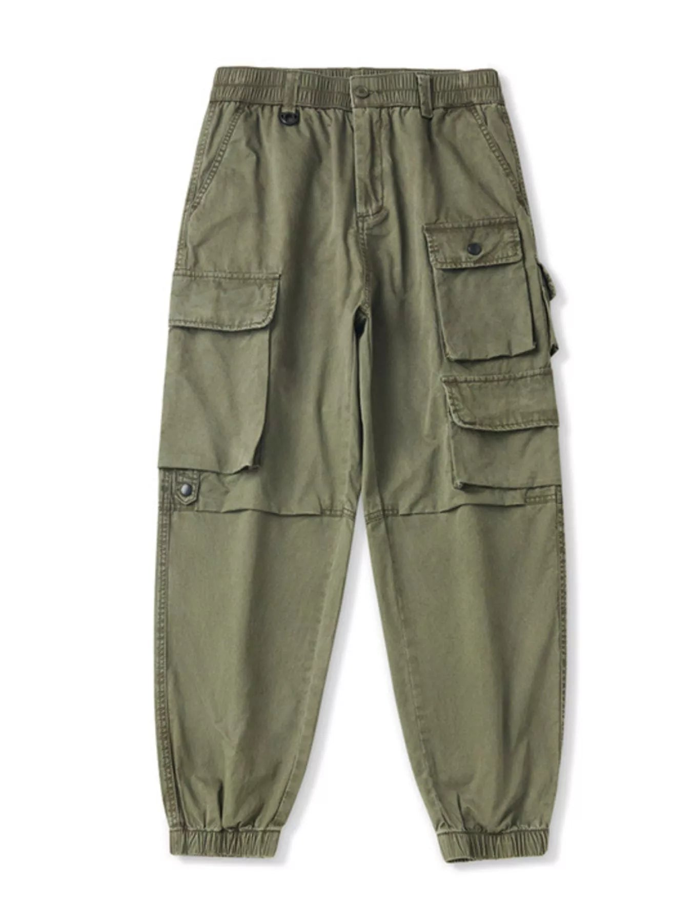 Men's Plus Size Relaxed Fit Multi - Pocket Cargo Pants - PBNJ FASHIONS