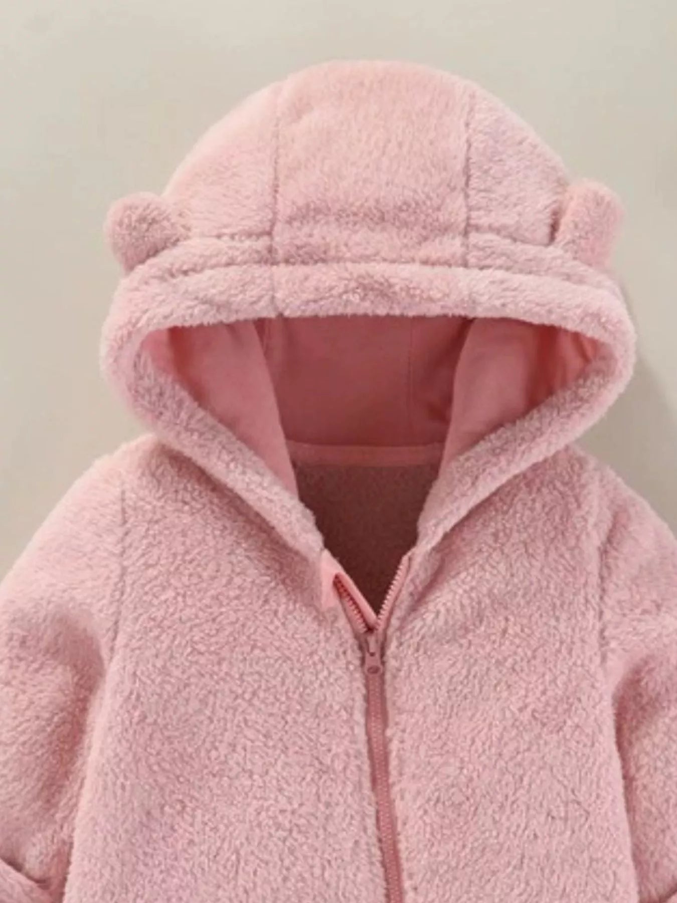 Children's Cozy Bear Hooded Fleece One - Piece - PBNJ FASHIONS