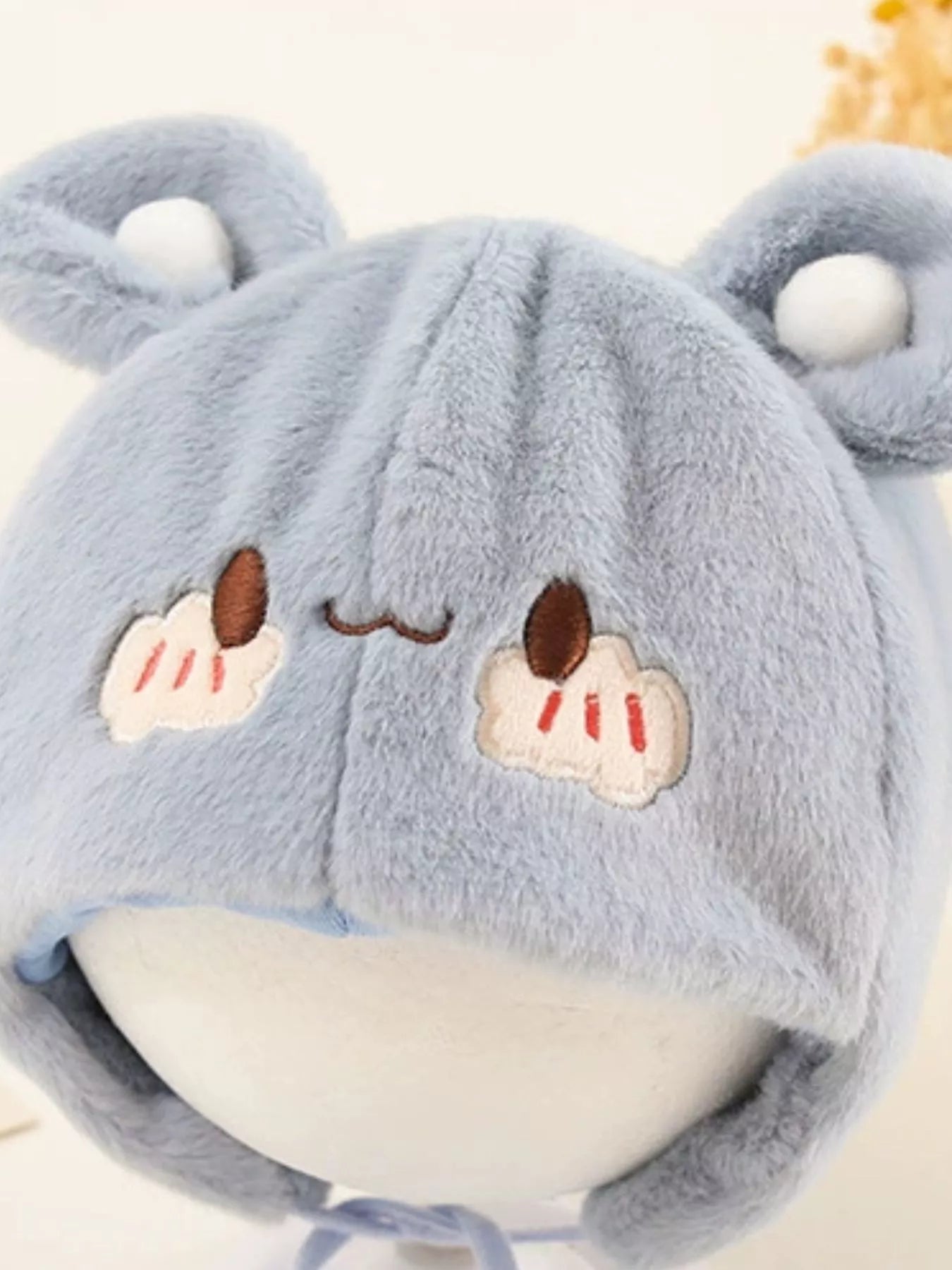 Children's Cute Bear Ear Plush Hat - PBNJ FASHIONS