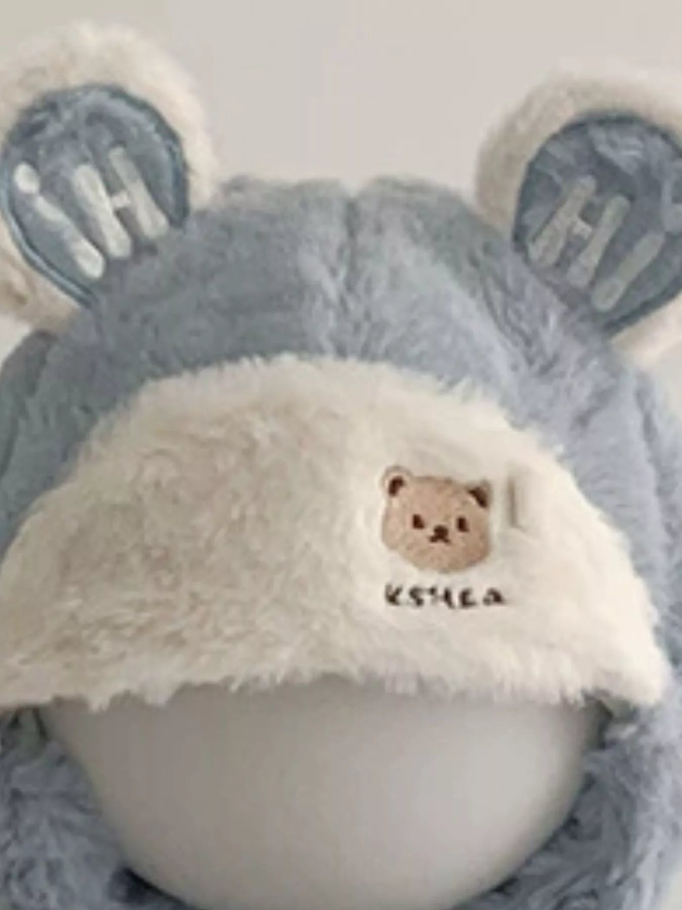 Children's Bear Ear Fluffy Hat - PBNJ FASHIONS