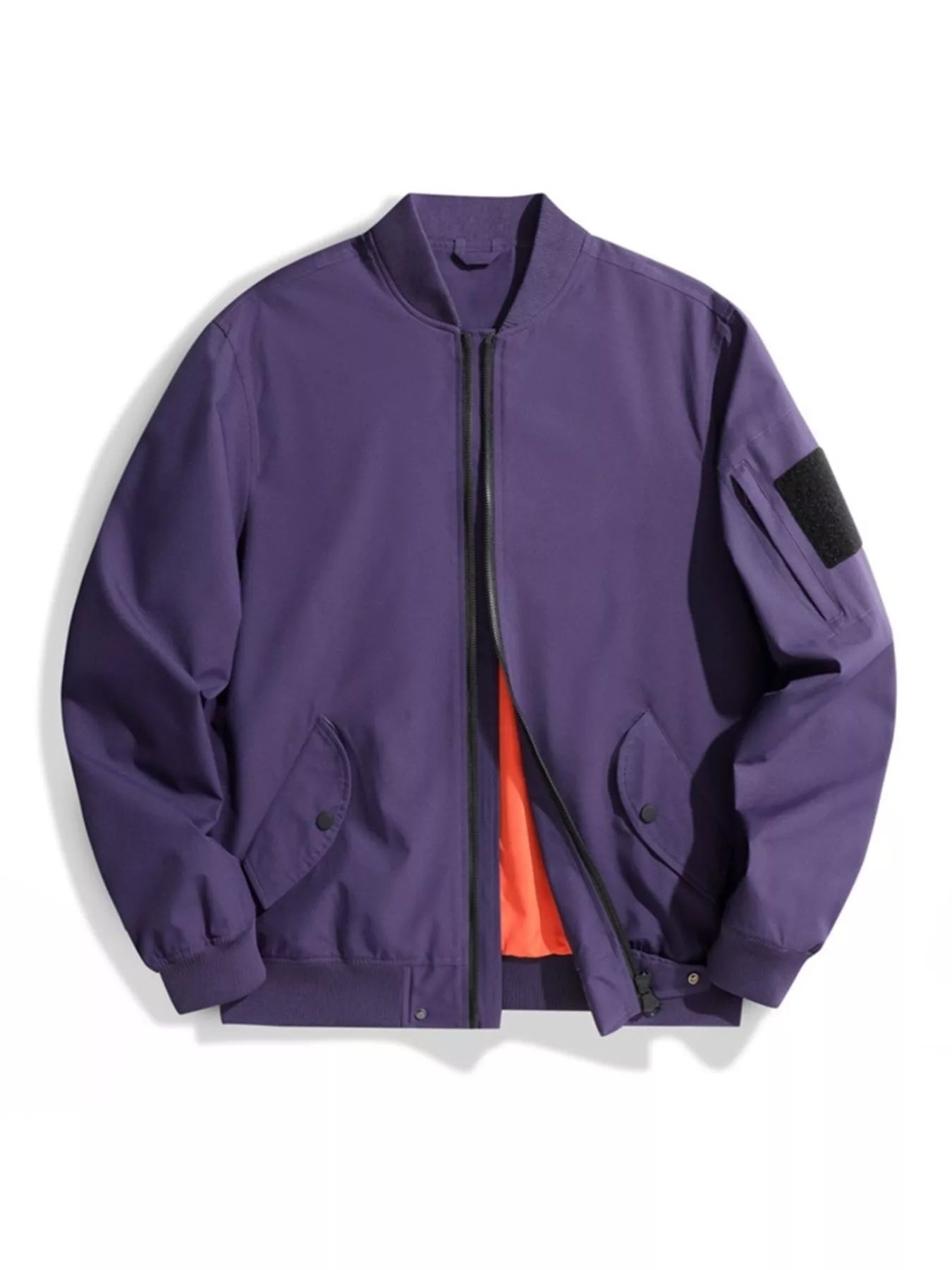 Men's Plus Size Zip Up Long Sleeve Jacket - PBNJ FASHIONS