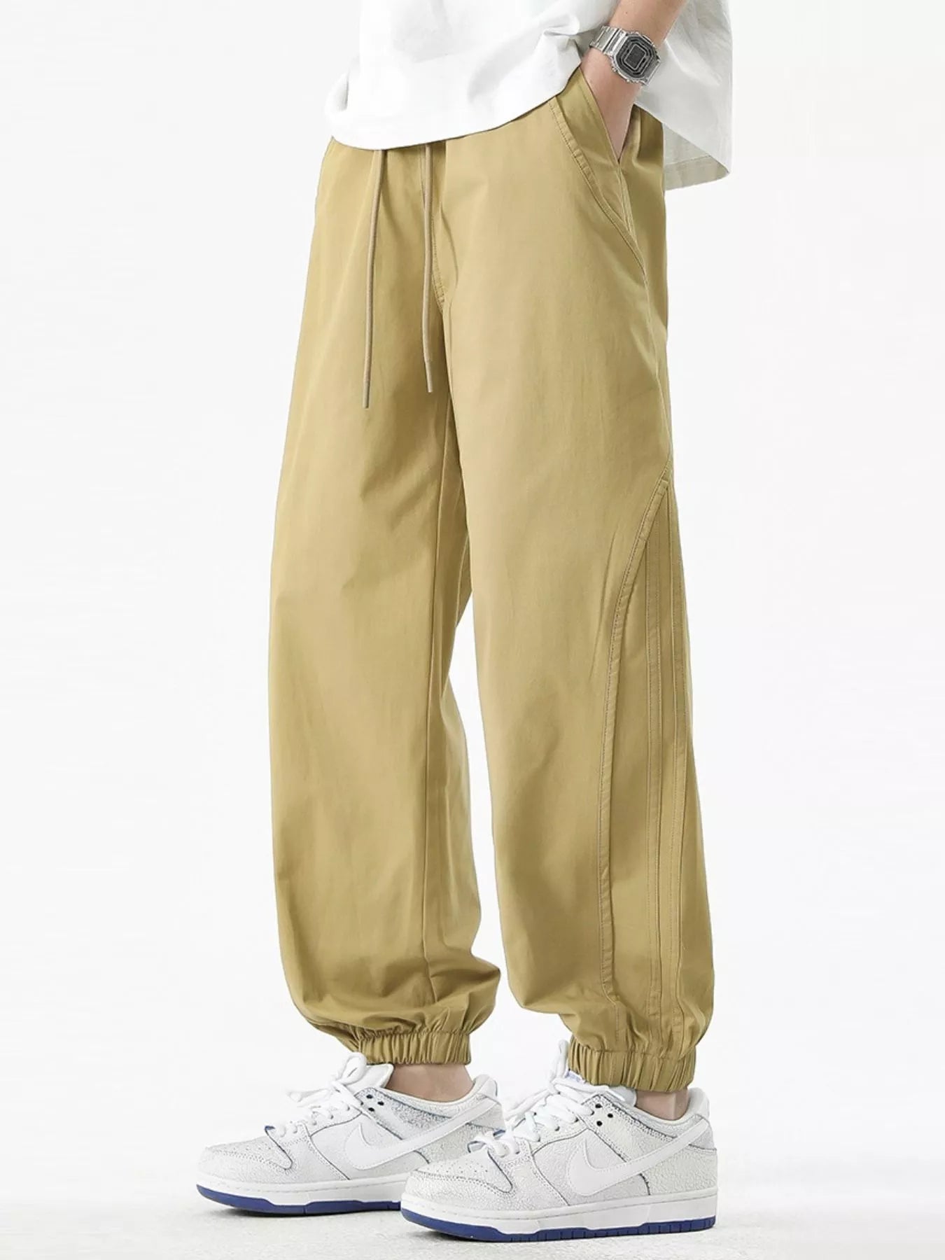 Men's Plus Size Loose Fit Drawstring Casual Pants - PBNJ FASHIONS