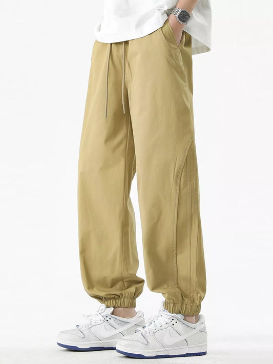 Men's Plus Size Loose Fit Drawstring Casual Pants - PBNJ FASHIONS