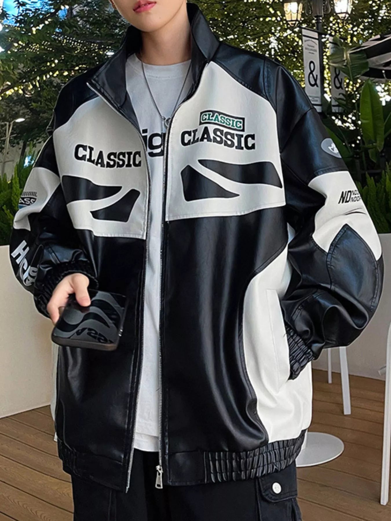 Men's Plus Size Zip Up Long Sleeve Jacket - PBNJ FASHIONS