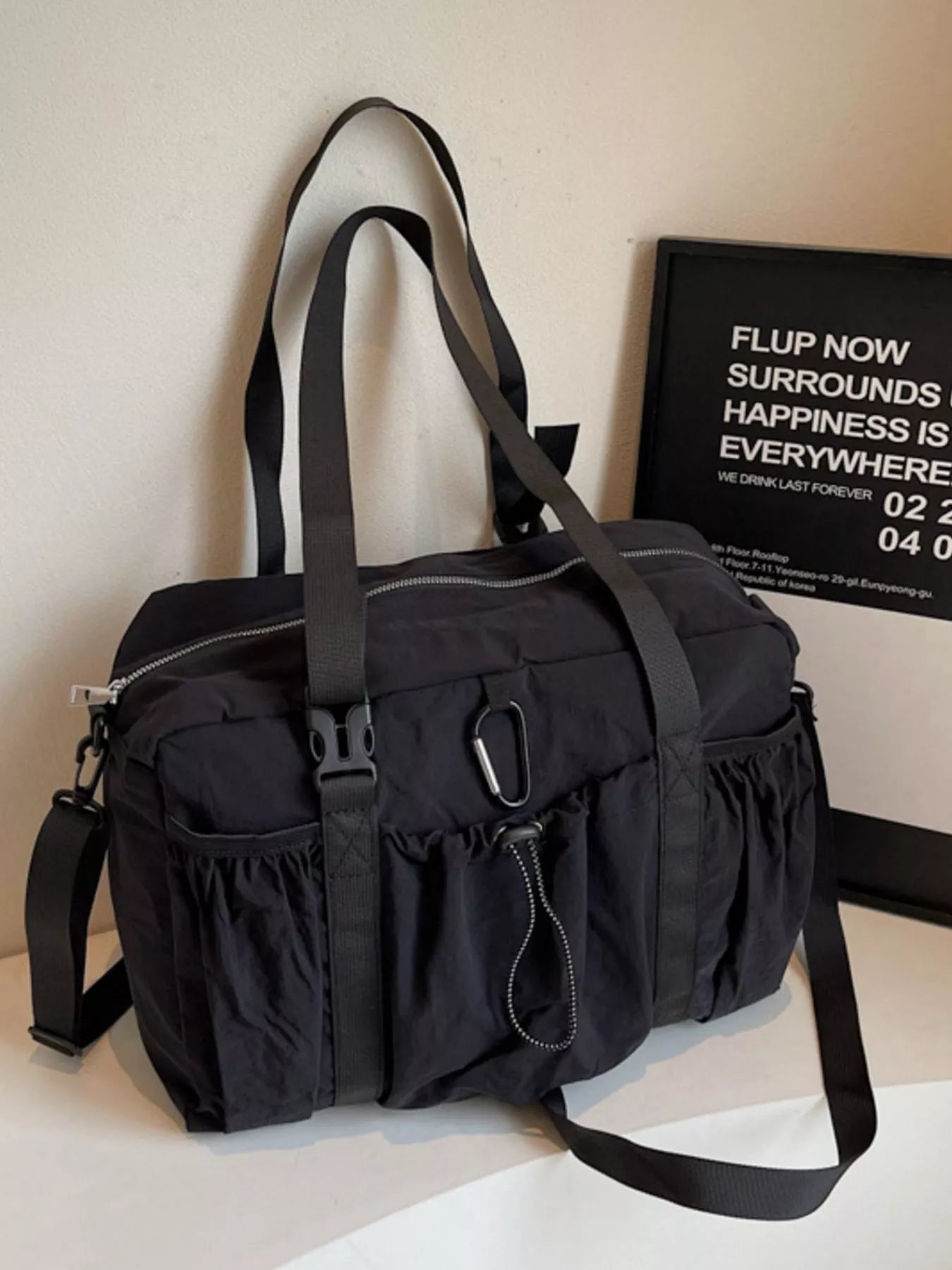 Canvas Travel Duffel Bag - PBNJ FASHIONS