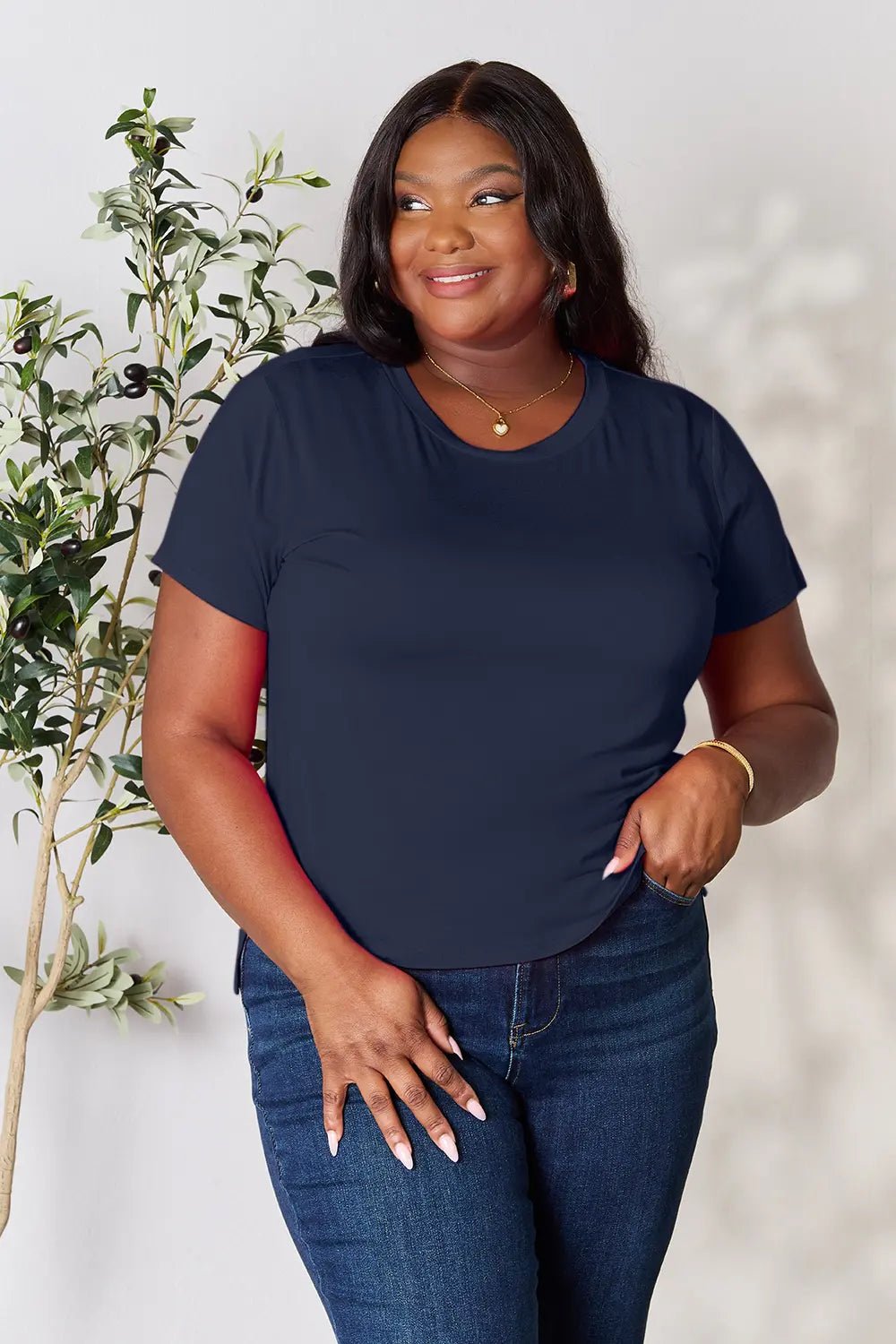 Basic Bae Full Size Round Neck Short Sleeve T-Shirt - PBNJ FASHIONS