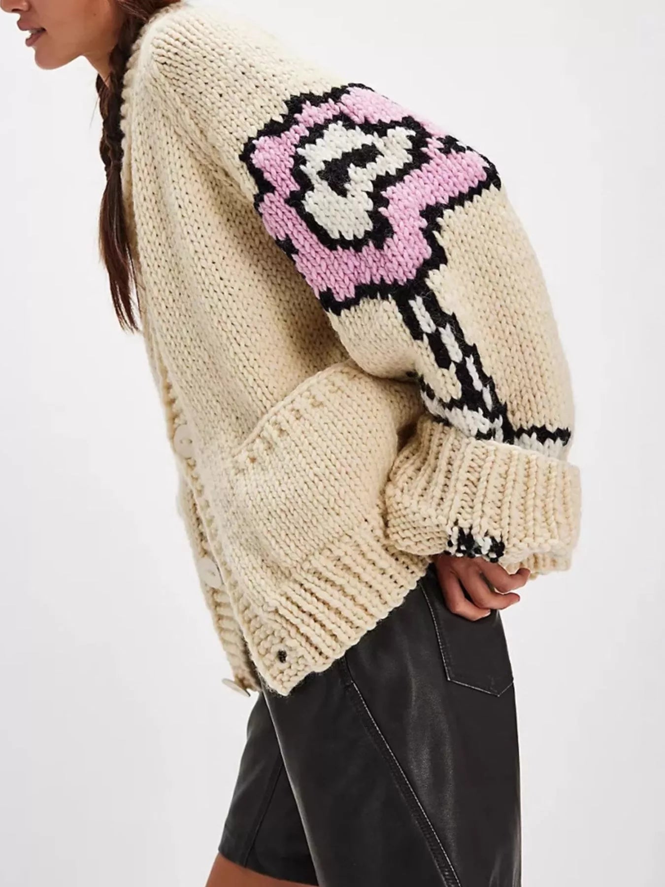 Button Up Long Sleeve Cardigan - PBNJ FASHIONS