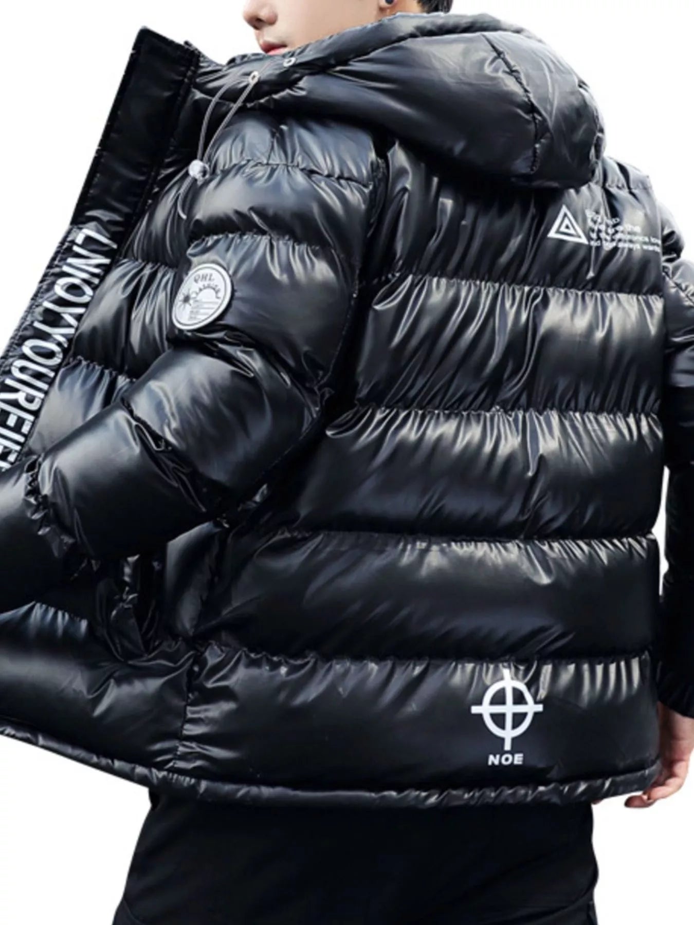 Men's Plus Size Zip Up Puffer Jacket - PBNJ FASHIONS