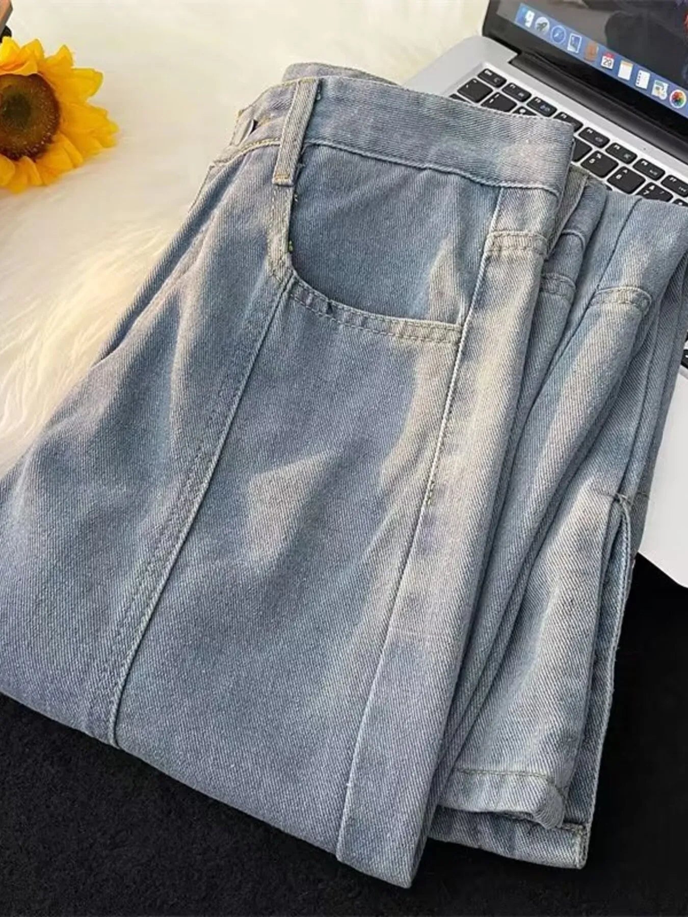 Men's Full Size Distressed Wide Leg Jeans Plus Size - PBNJ FASHIONS