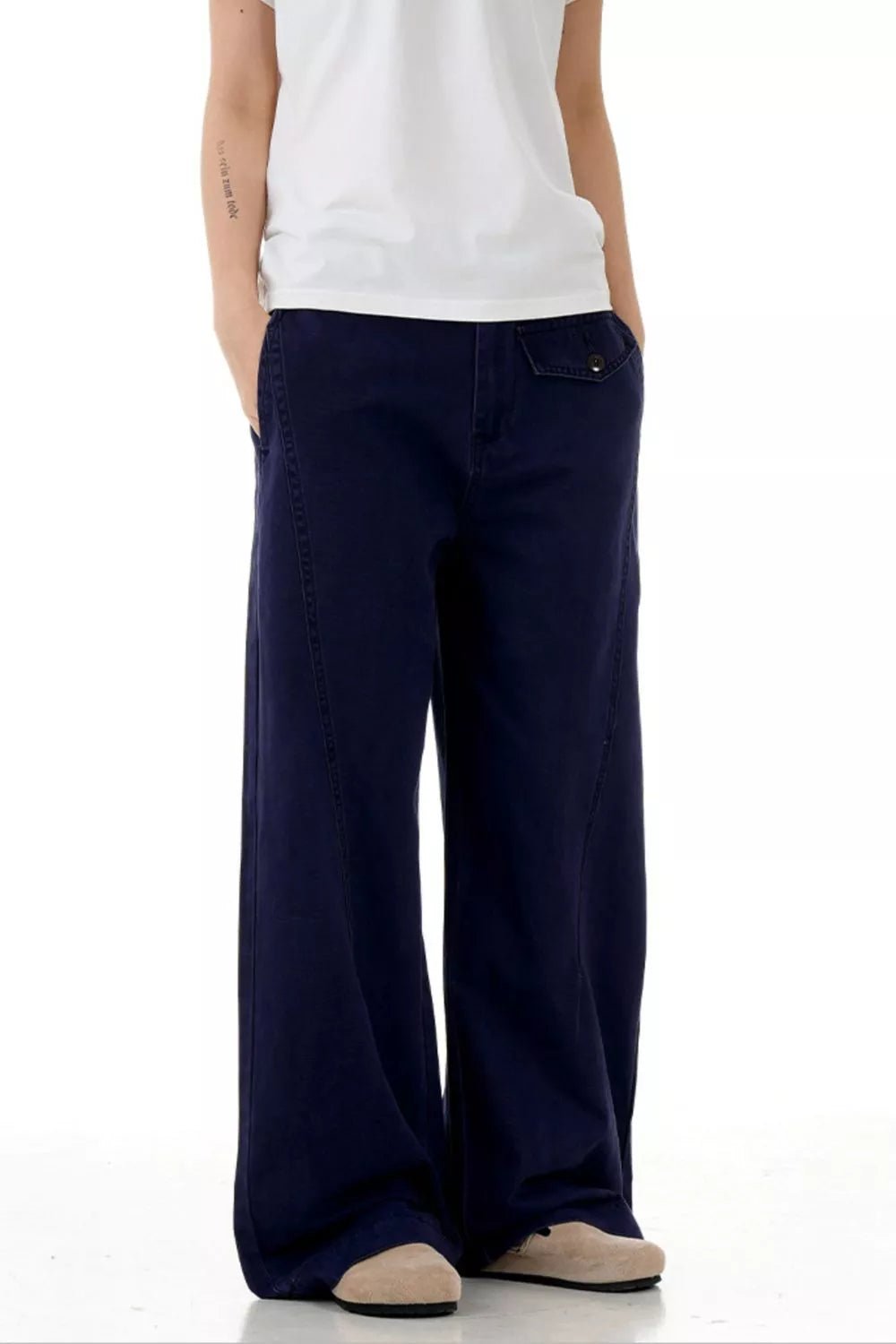 Men's Wide Leg Casual Pants - PBNJ FASHIONS