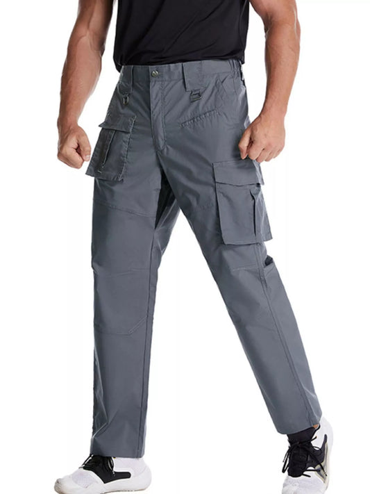 Men's Multi - Pocket Relaxed Fit Cargo Pants - PBNJ FASHIONS