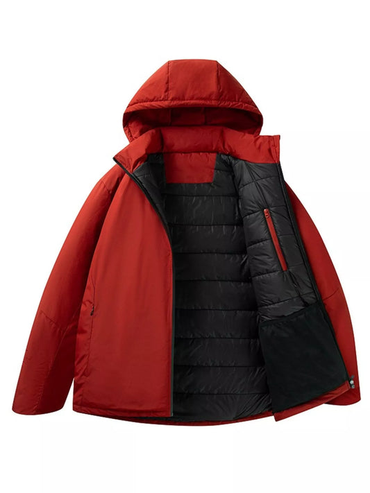 Men's Plus Size Zip Up Hooded Puffer Jacket - PBNJ FASHIONS